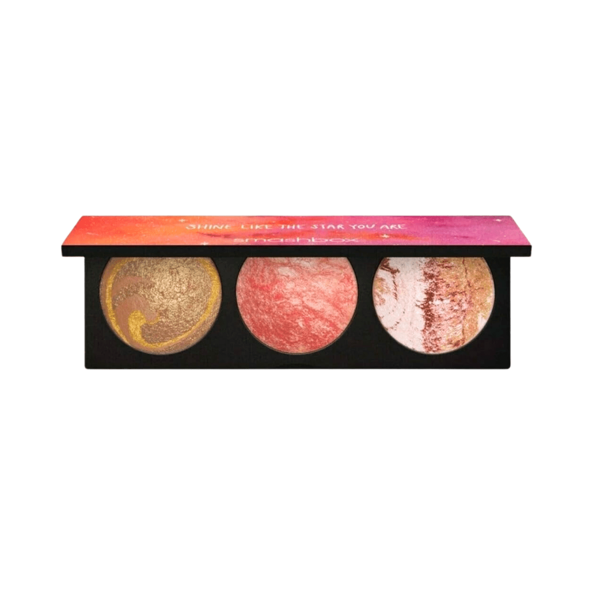 Smashbox Planetary Cheek Palette Blush Highlighter Contour 3 Shades - Gift Point