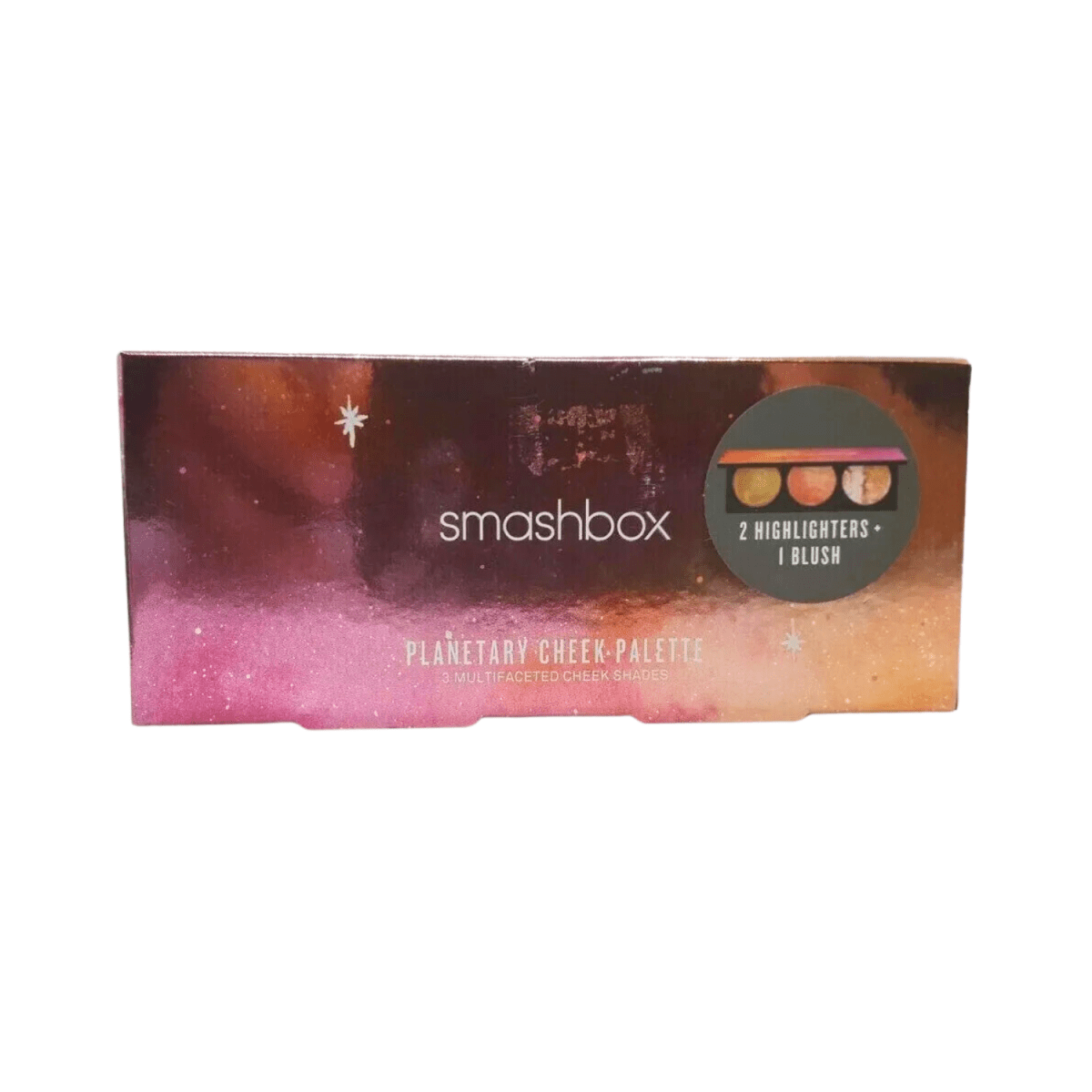 Smashbox Planetary Cheek Palette Blush Highlighter Contour 3 Shades - Gift Point