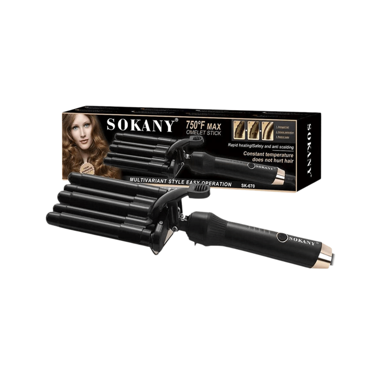 Sokany Hair Curling Waver SK-670 - Gift Point