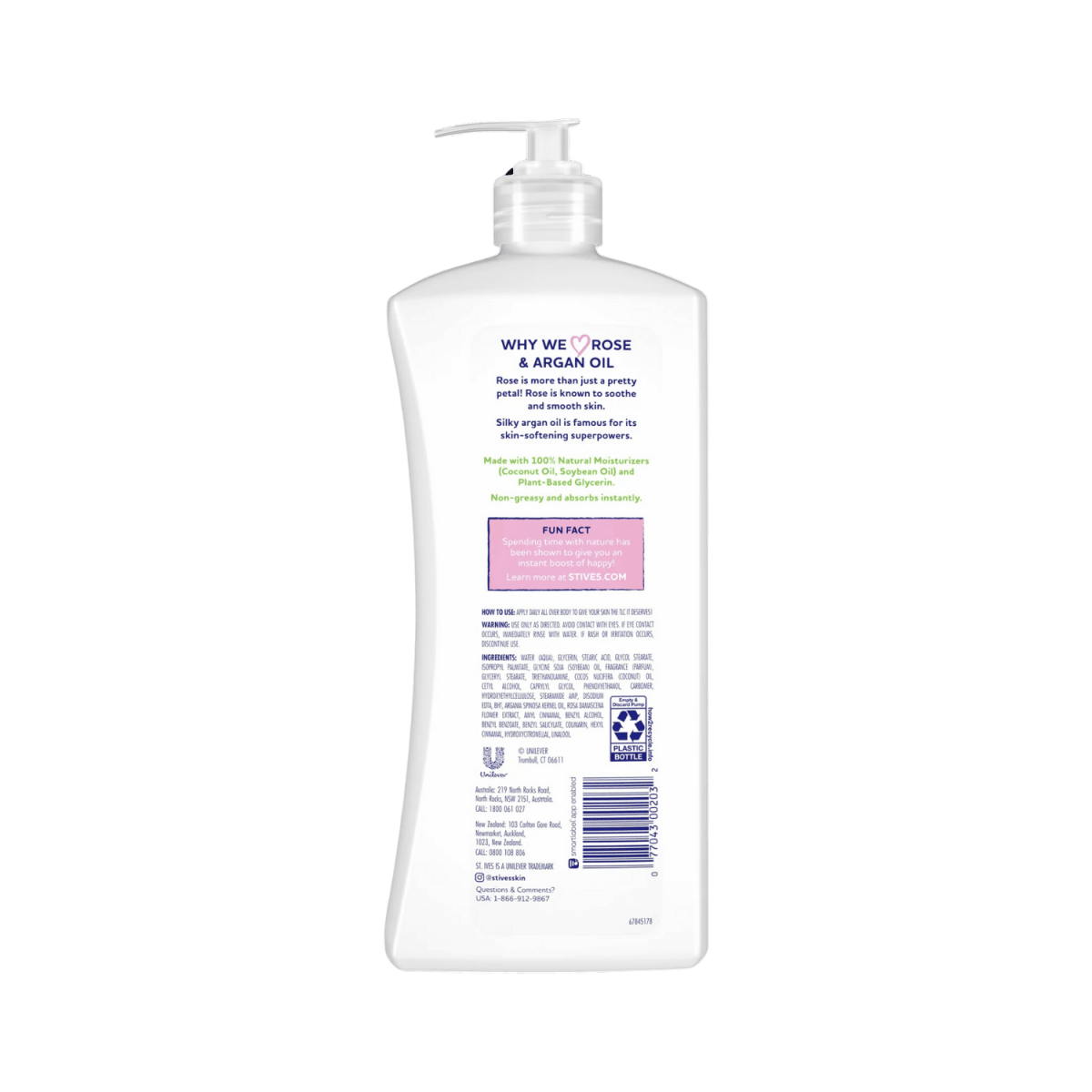 ST. Ives Smoothing Body Lotion Rose & Argan Oil 621ml - Gift Point
