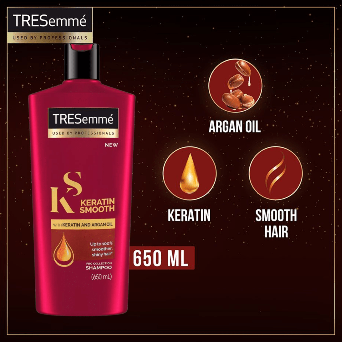 Tresemme Keratin Smooth Shampoo PK 650ml - Gift Point