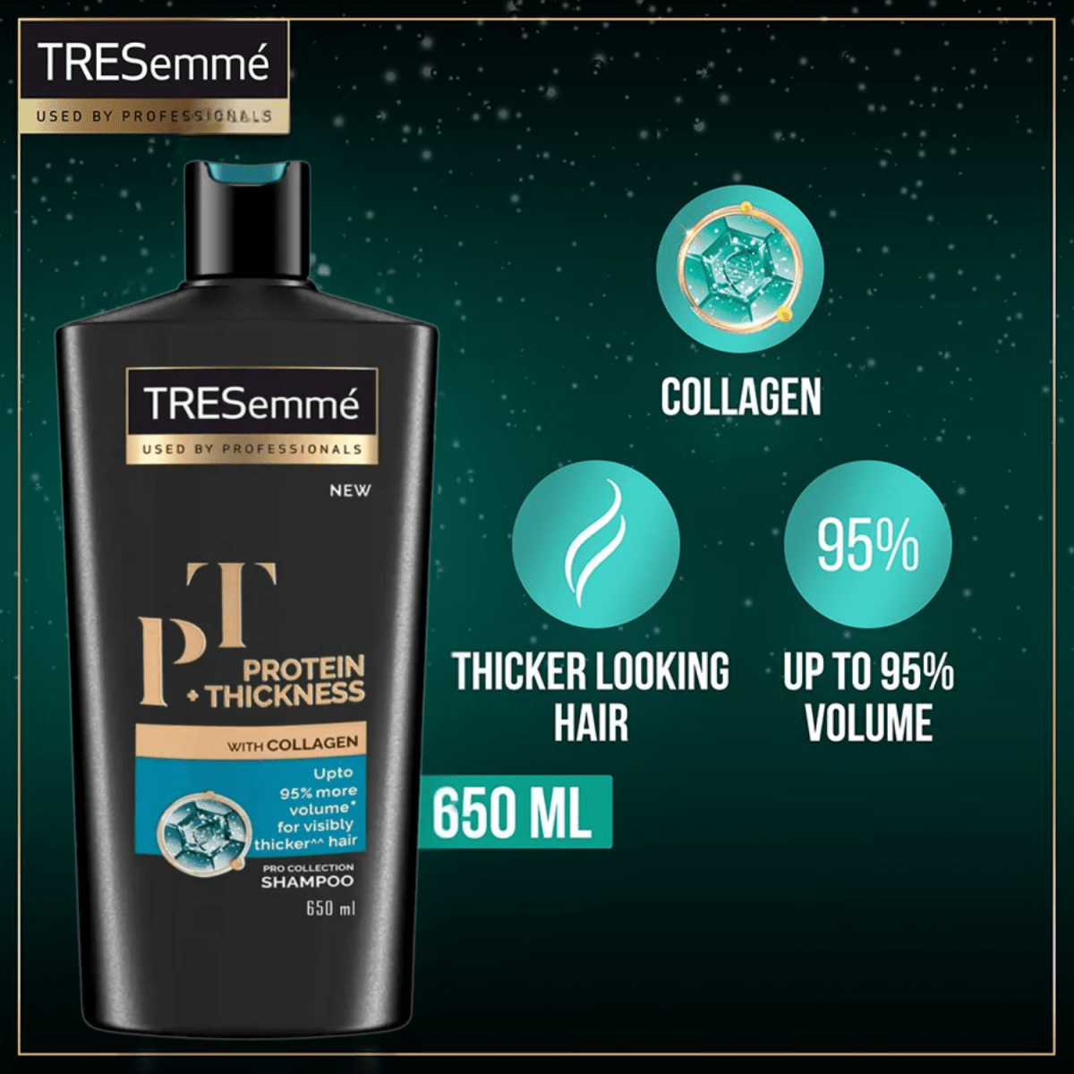Tresemme Protein + Thickness Pro Collection Shampoo PK 650ml - Gift Point