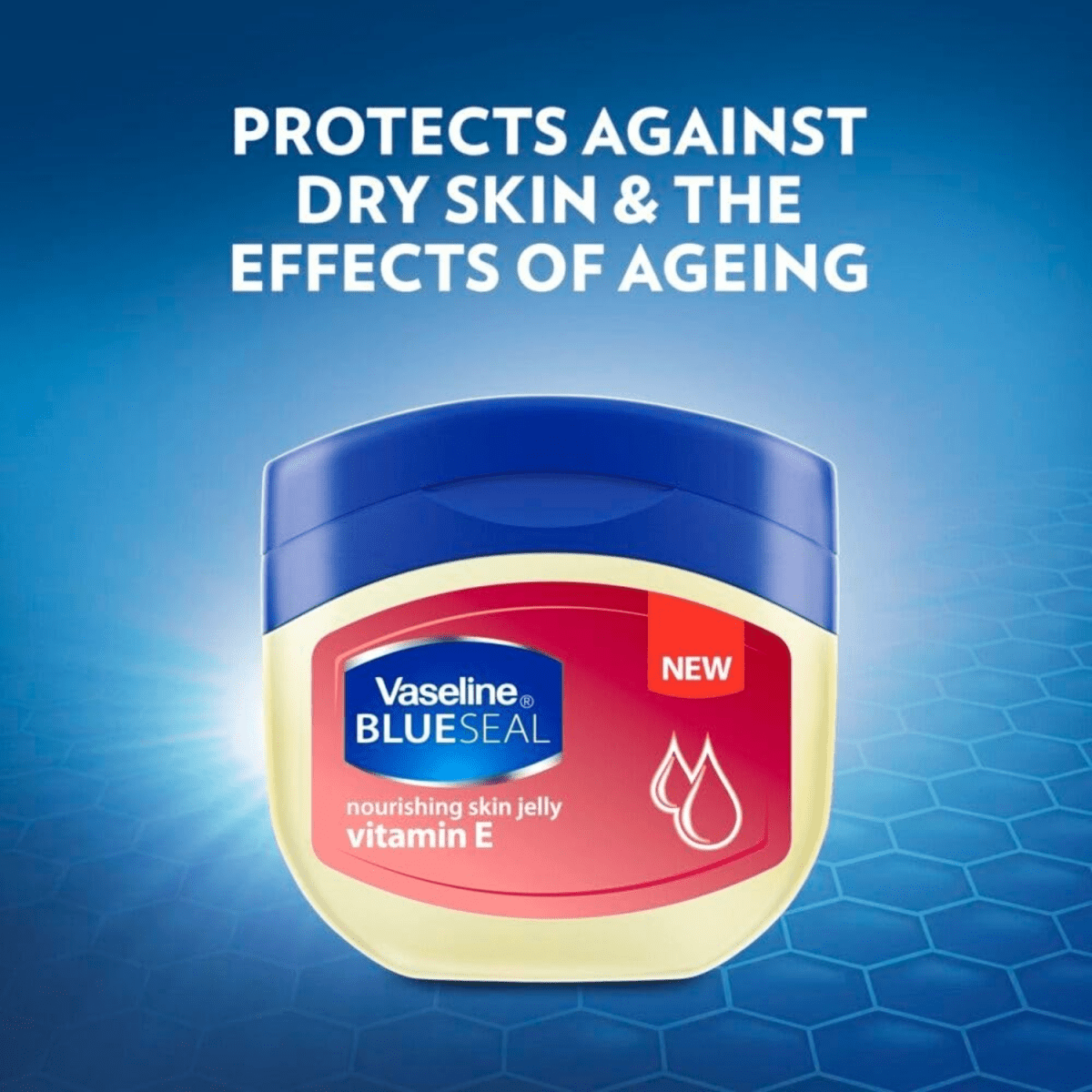 Vaseline Blue Seal Nourishing Skin Jelly Vitamin E 250ml - Gift Point