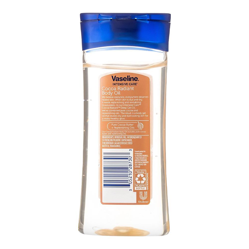 Vaseline Cocoa Radiant Body Oil 200ml - Gift Point