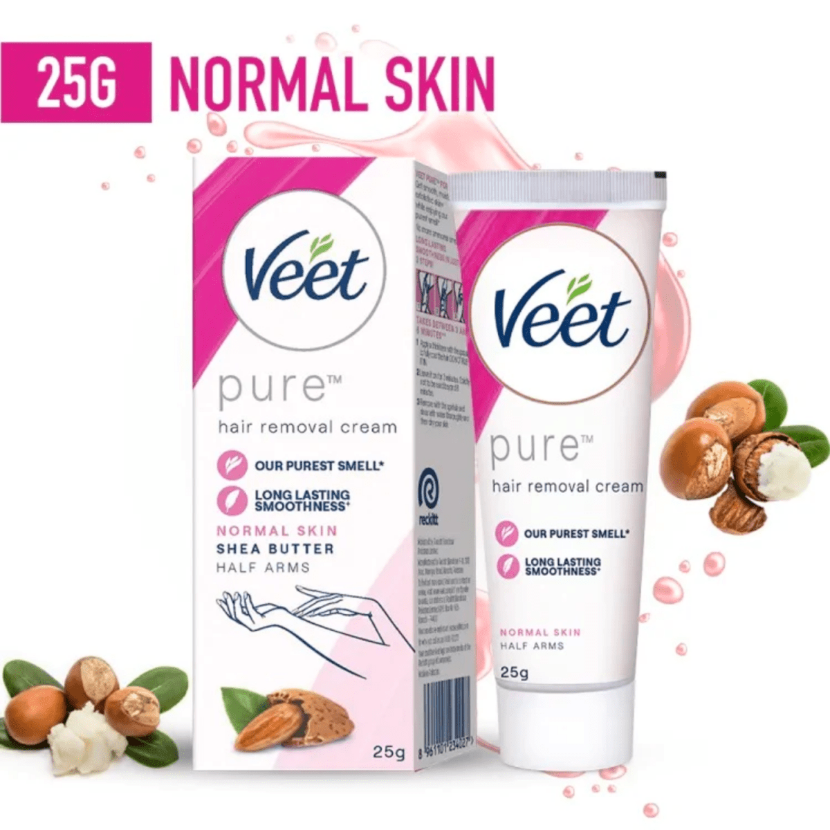 Veet Pure Hair Removal Cream For Normal Skin 25g - Gift Point