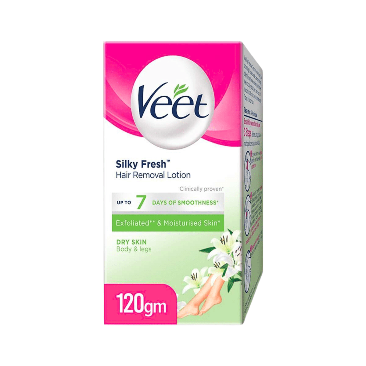Veet Silky Fresh Hair Removal Lotion Dry Skin 120g - Gift Point