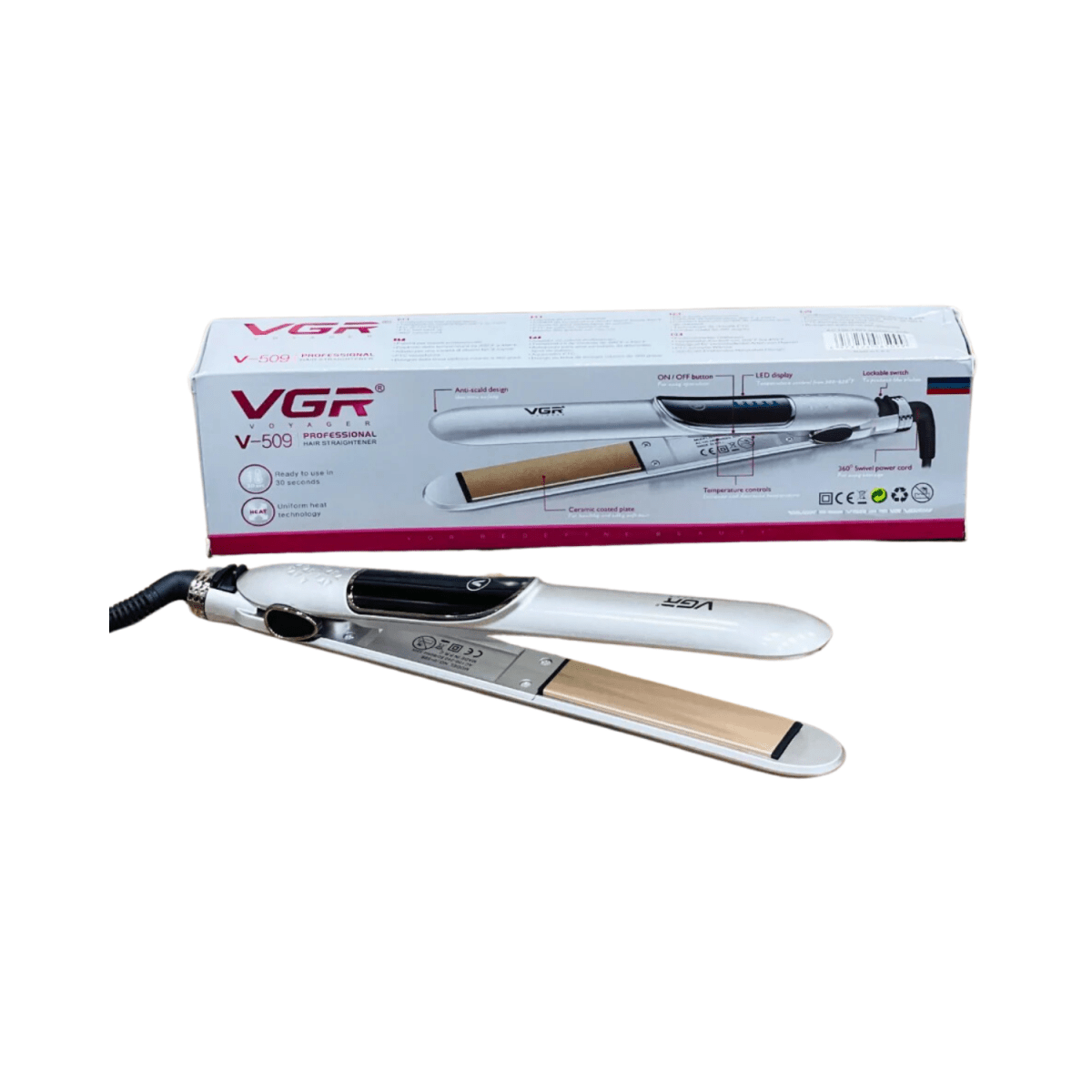 VRG Professional Hair Straightener V-509 - Gift Point
