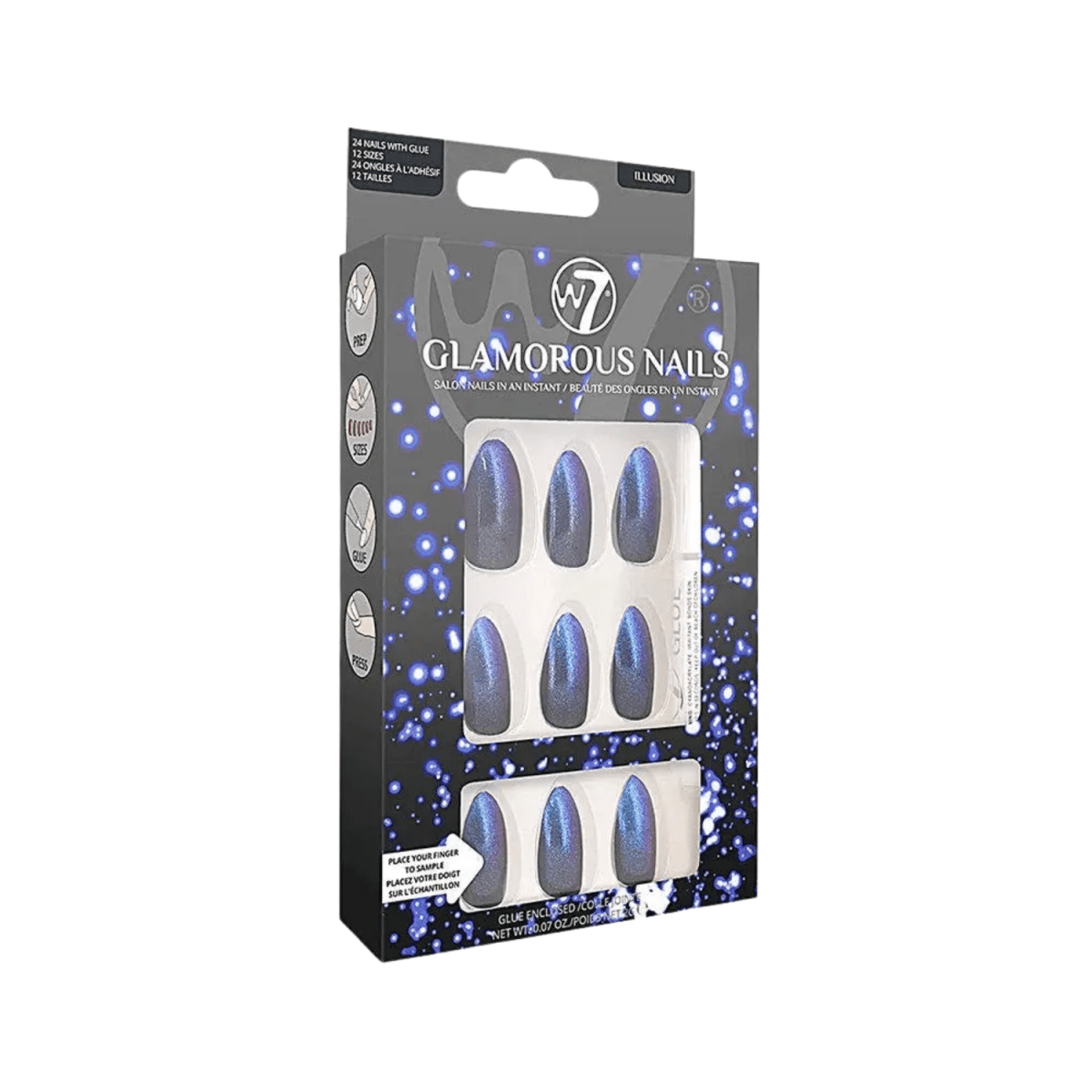 W7 Glamorous Nails Blue - Gift Point