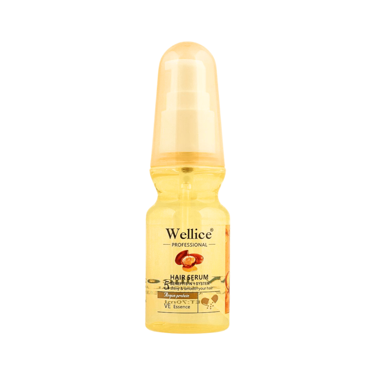 Wellice Professional Hair Serum Yellow 5 Benifits 70ml - Gift Point