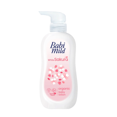 babi-mild-white-sakura-organic-baby-lotion-350ml