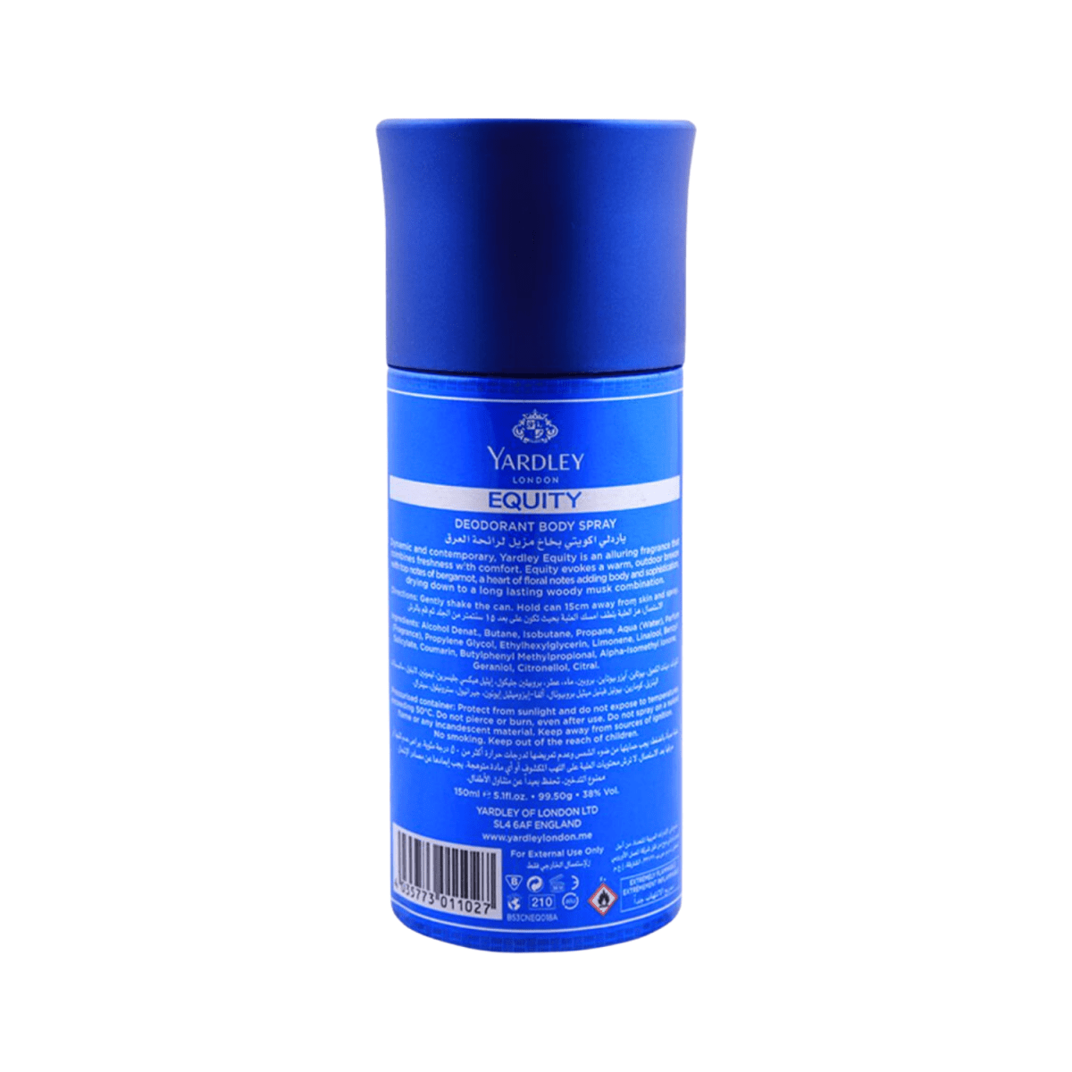 Yardley Equity Body Spray For Man 150ml - Gift Point