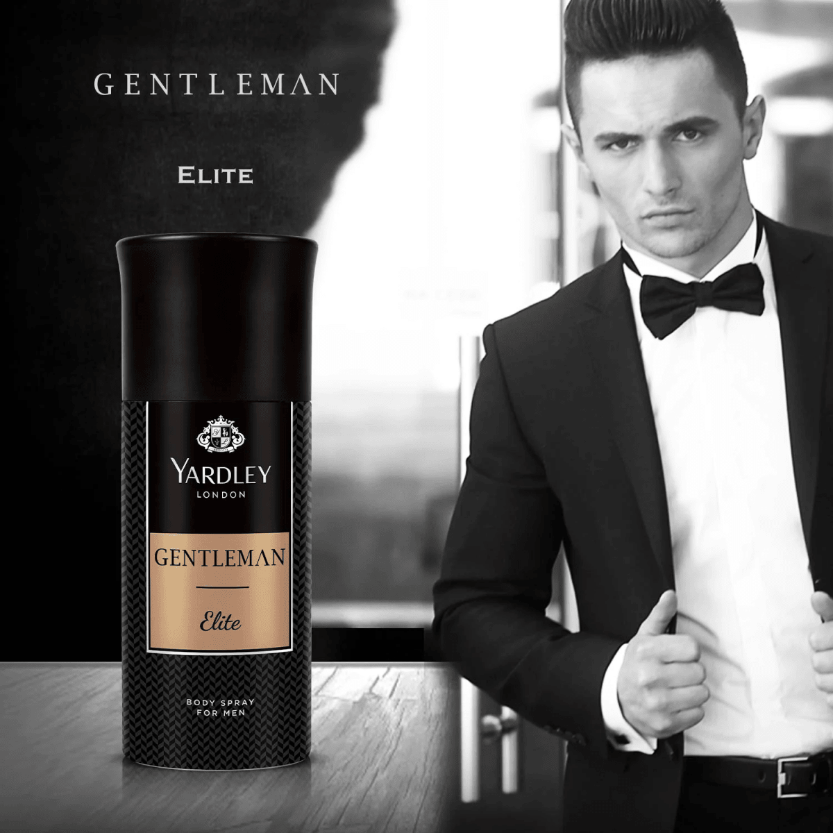 Yardley Gentleman Elite Body Spray for Men 150ml - Gift Point