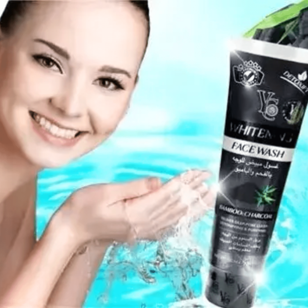 YC Whitening Bamboo Charcoal Face Wash, 100ml - Gift Point