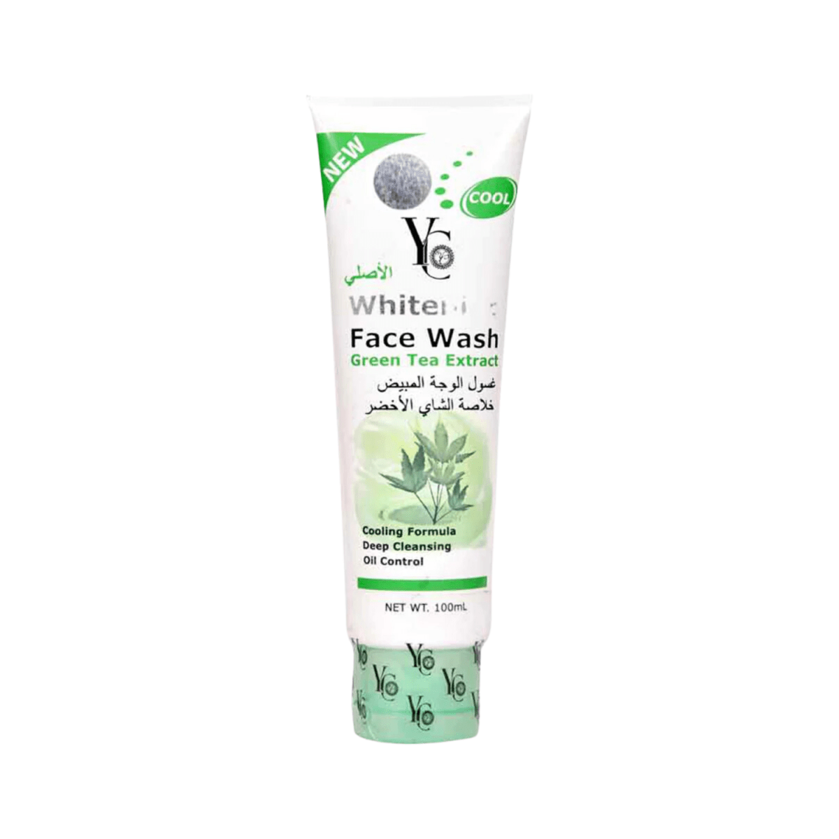 YC Whitening Face Wash, With Green Tea Extract, 100ml - Gift Point