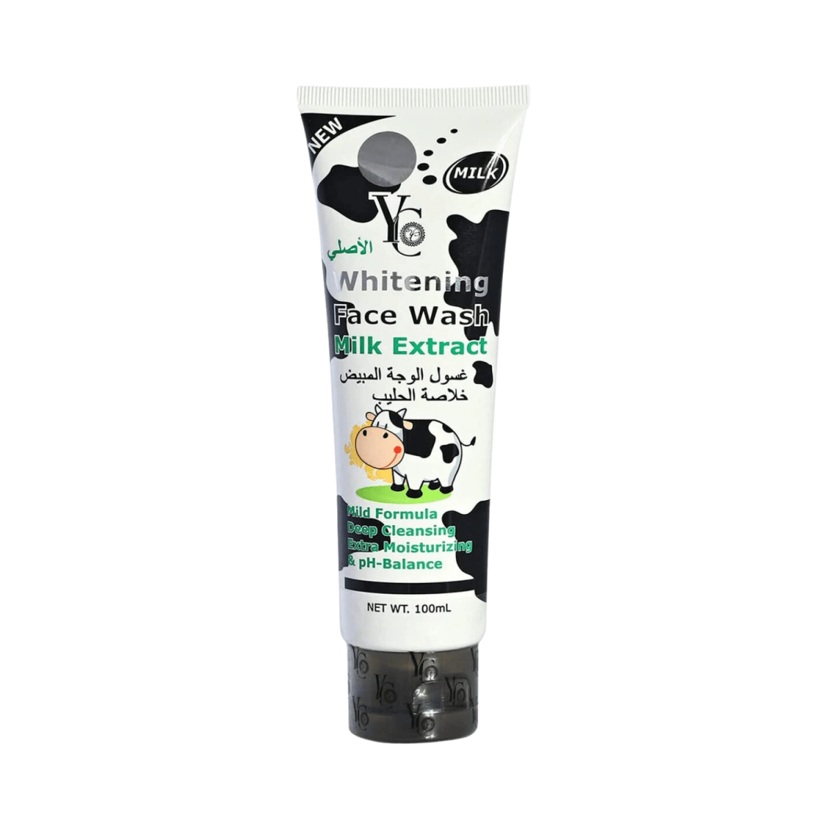 YC Whitening Face Wash, With Milk Extract, 100ml - Gift Point