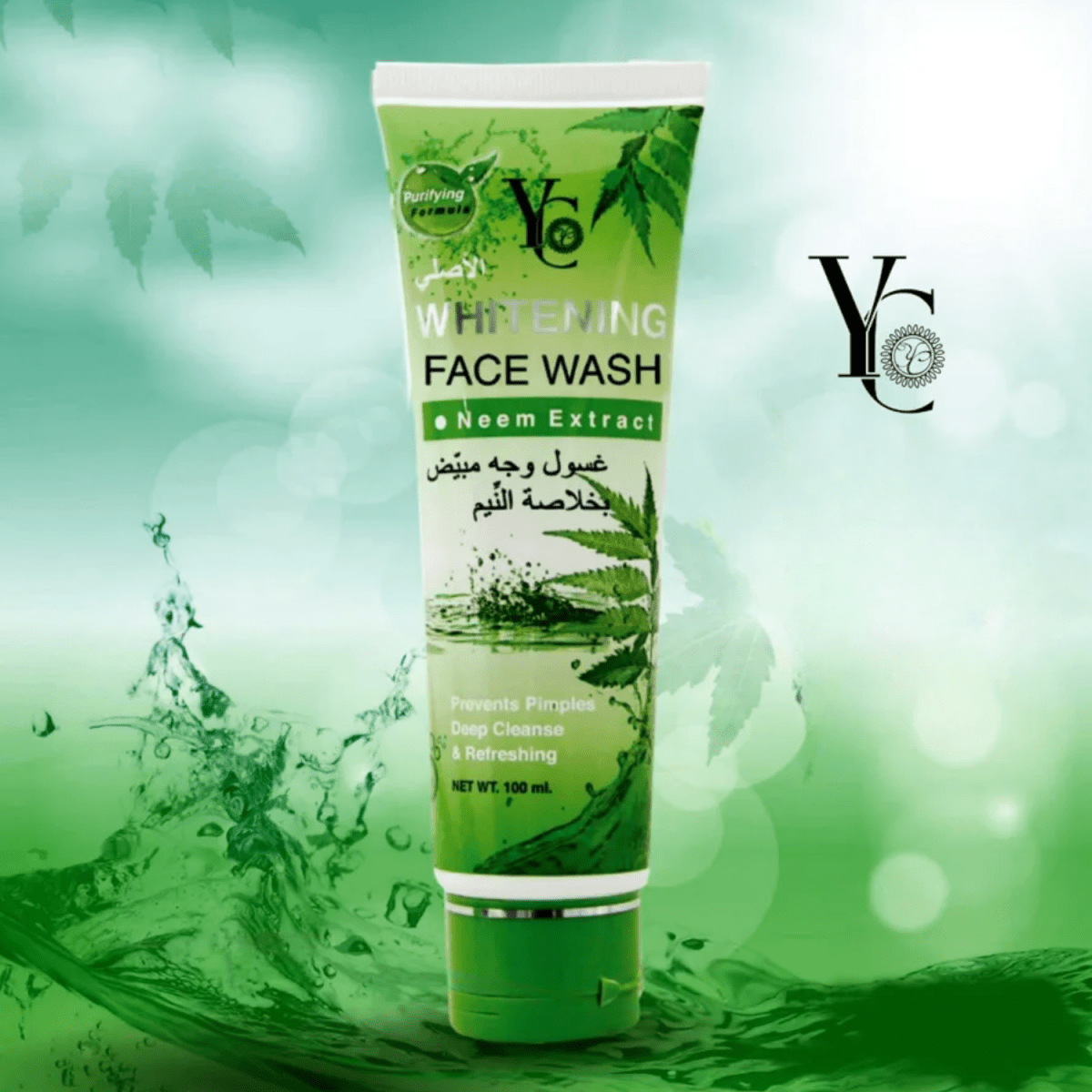 YC Whitening Face Wash, With Neem Extract, 100ml - Gift Point