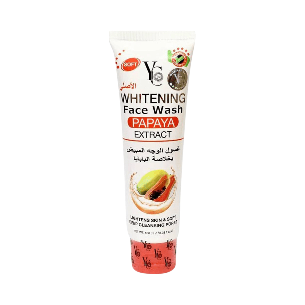 YC Whitening Papaya Extract Face Wash, 100ml - Gift Point