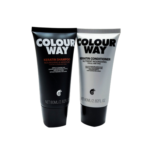 Colour Way Keratin Nourishing & Moisture Shampoo + Keratin Nutrient Nourishing 80ml