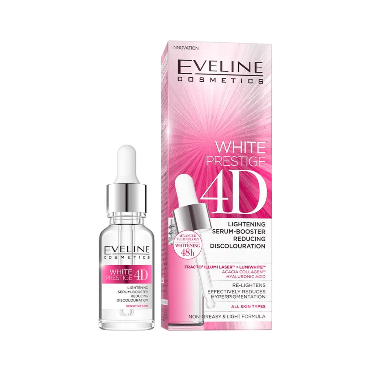 Eveline Whitening 4D Lightening Serum 18ml - Gift Point