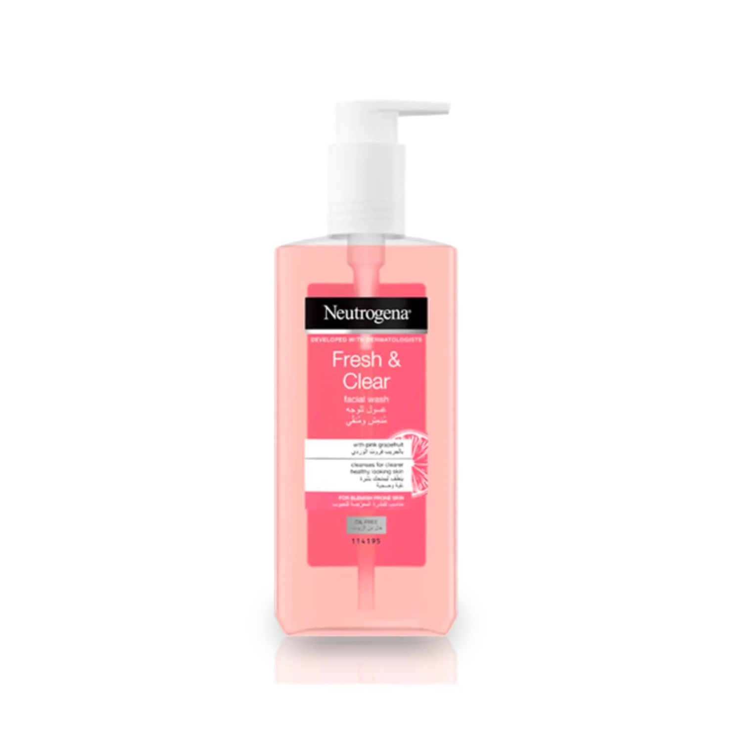 Neutrogena Fresh & Clear Facial Wash with Pink Grapefruit