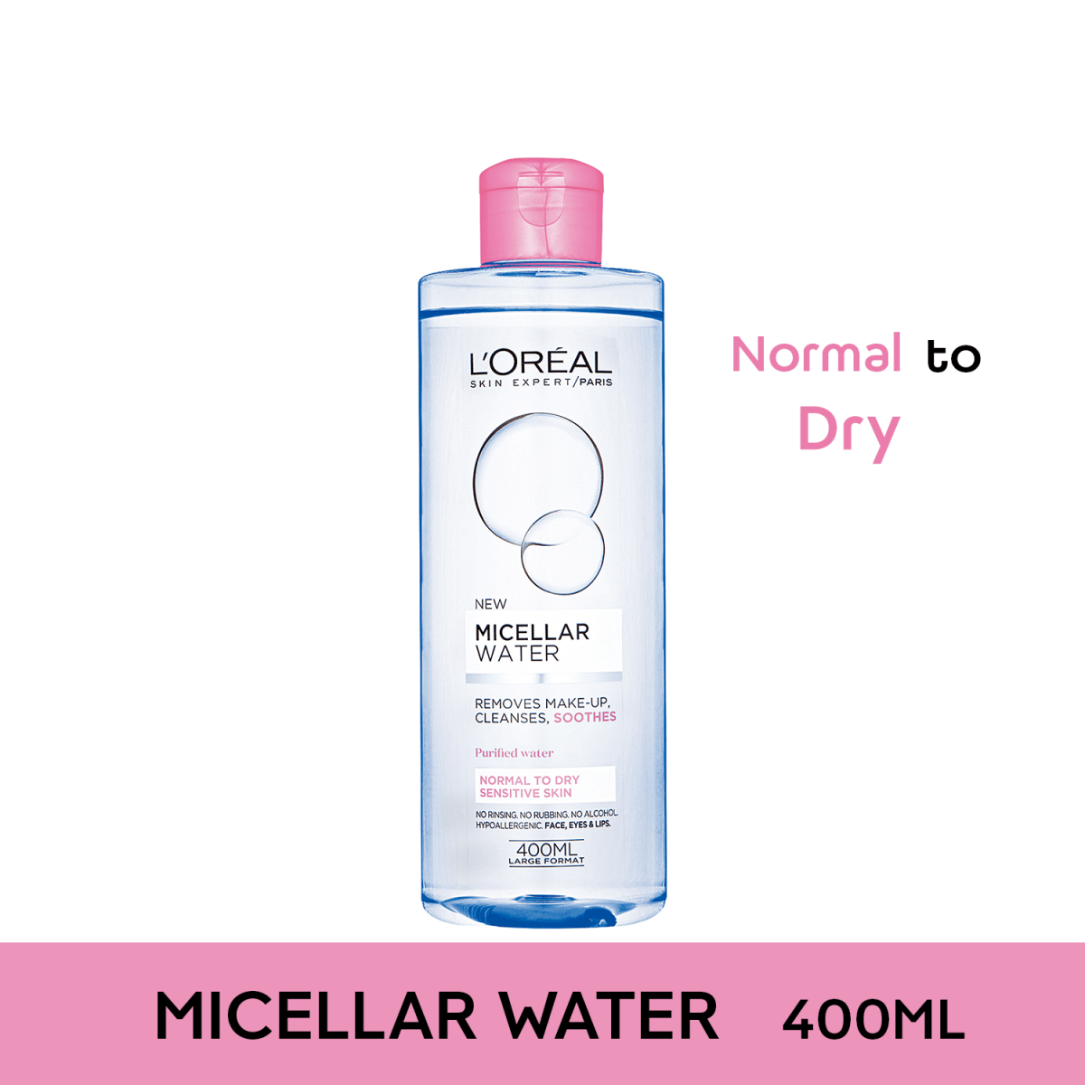 Loreal Paris Micellar Water Normal To Dry Sensitive Skin - Gift Point
