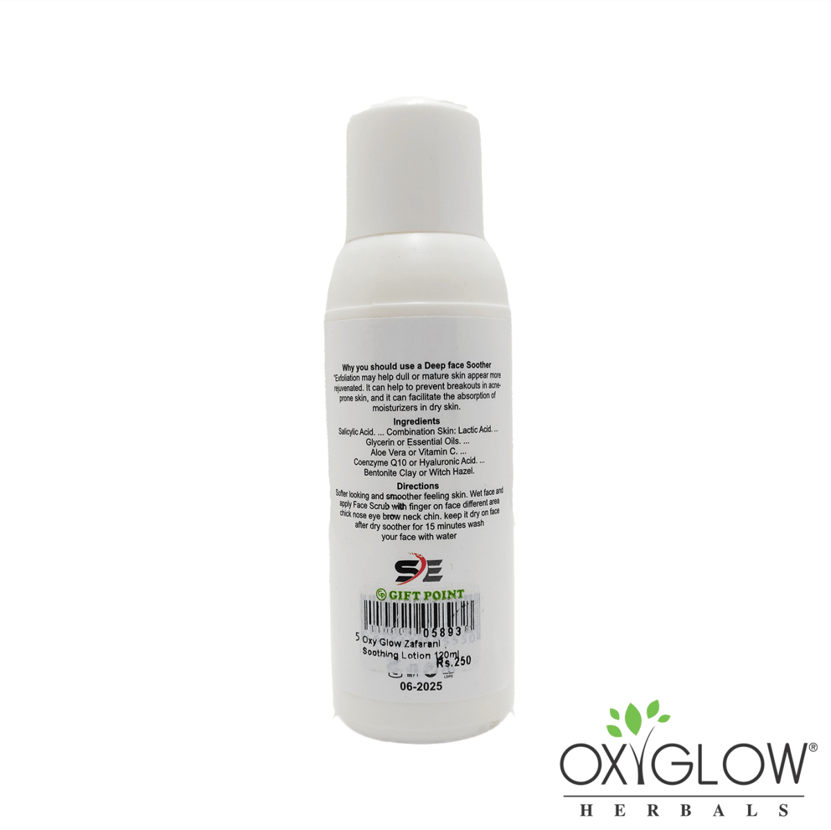 Oxyglow Zafarani Soothing Lotion - Gift Point
